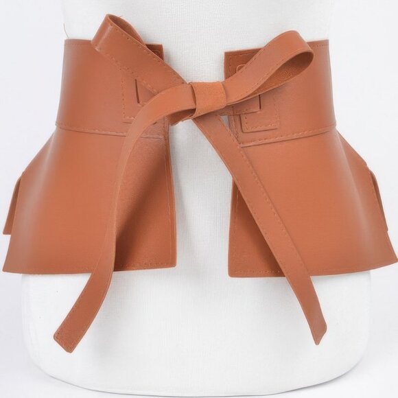 Faux Leather Skirt Belt - Picture 4 of 4